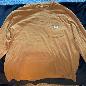 Lee Long Sleeve T-Shirt - Tan